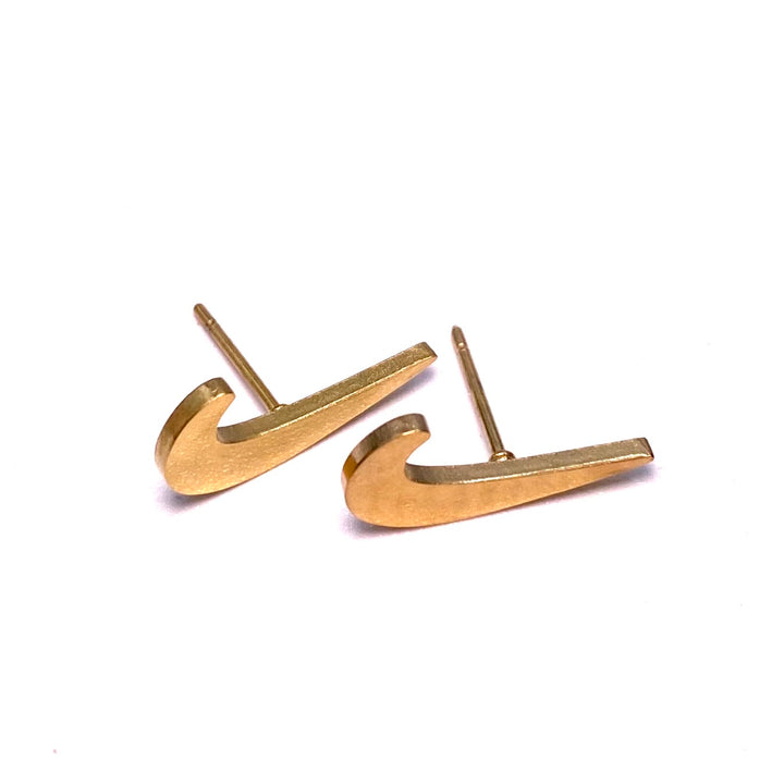 Earring Stud Stainless Steel Just Do It