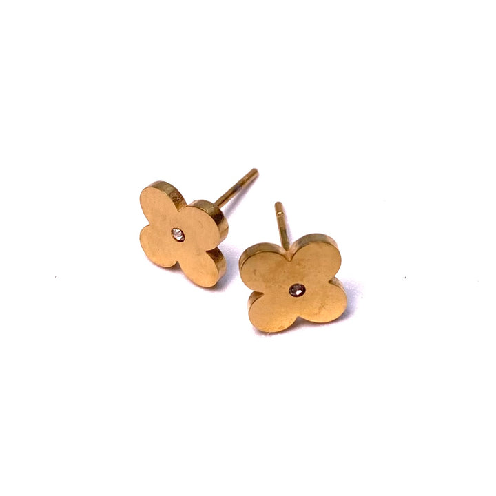 Earring Stud Stainless Steel Flower