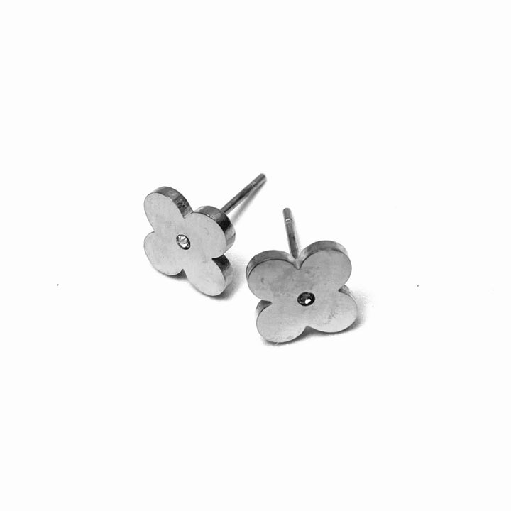 Earring Stud Stainless Steel Flower