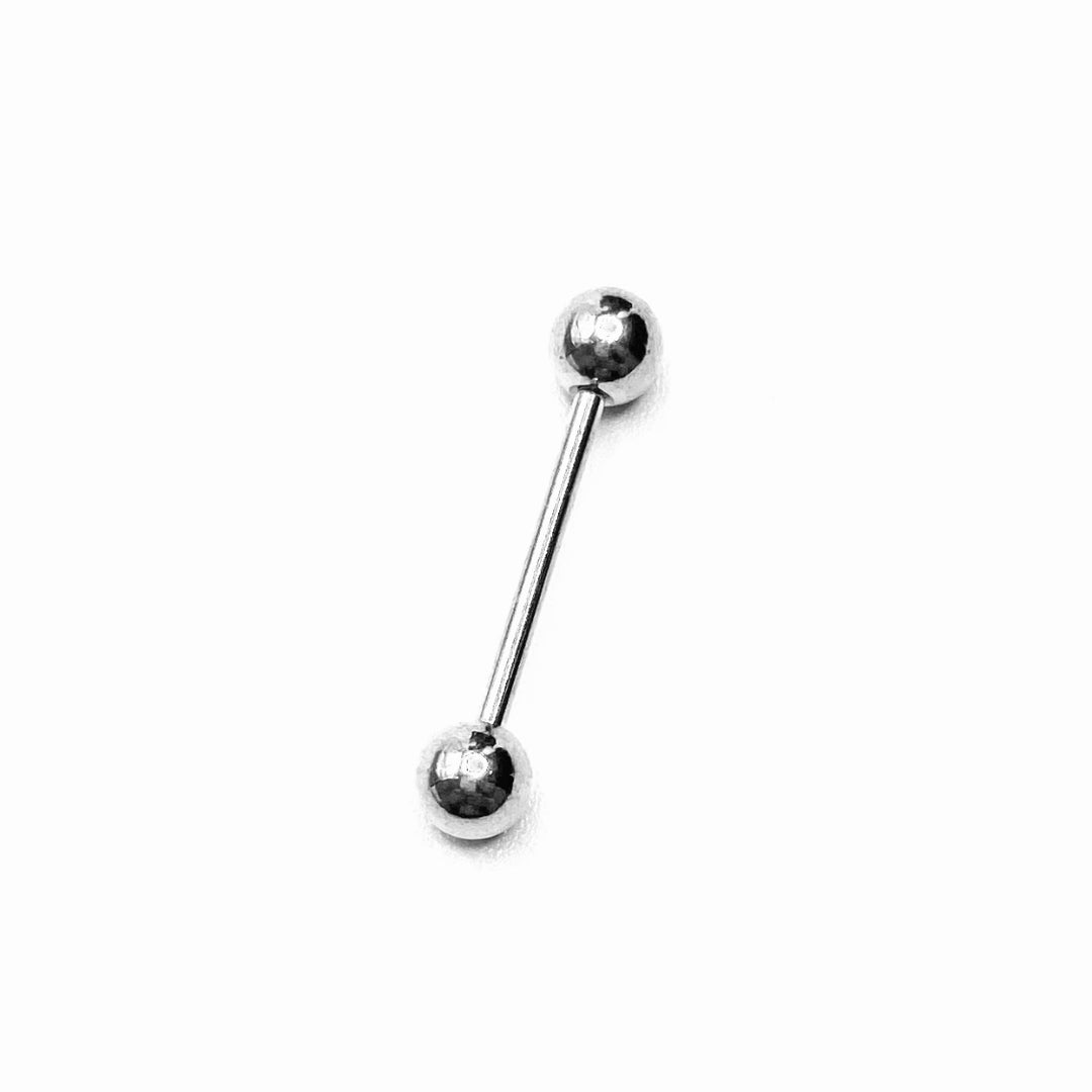 Tongue Barbell Steel Silver