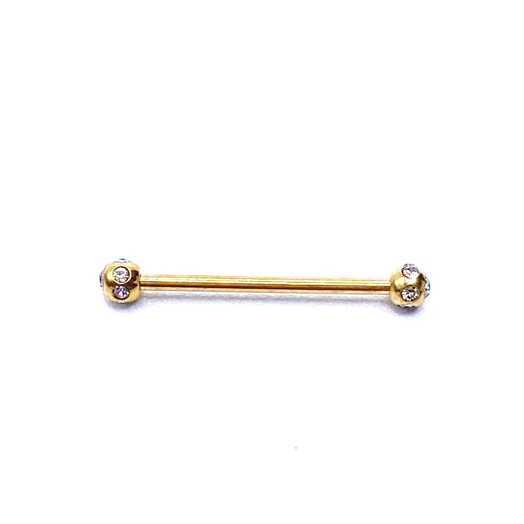 Barbell Steel Gold 10mm 14g