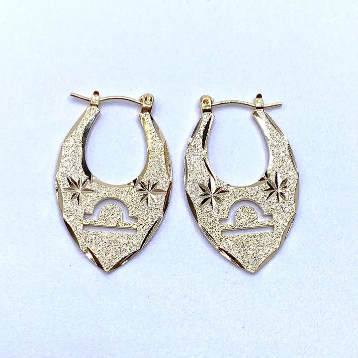 DISPLAY 96 Pair Earring Zodiac Metal Gold Silver PICK UP ONLY