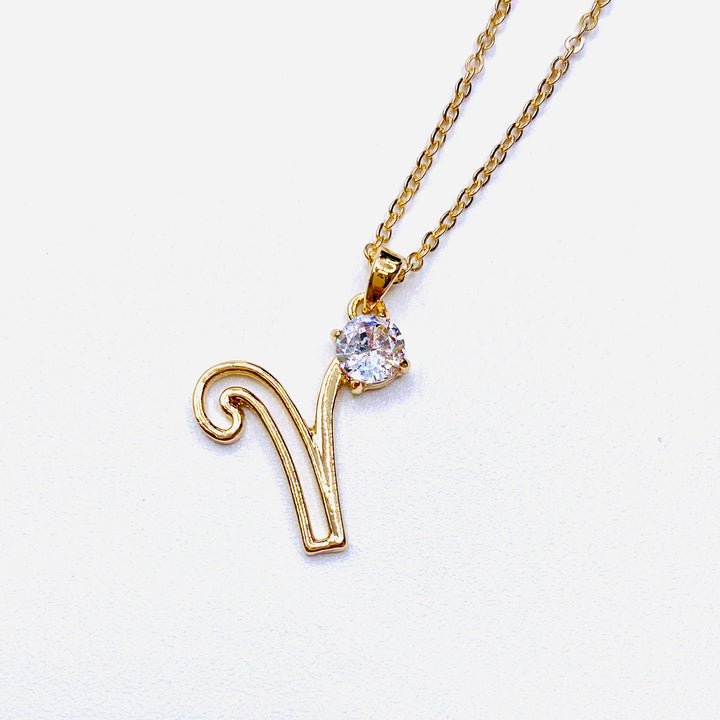 Necklace Charm Zodiac Symbol Gold