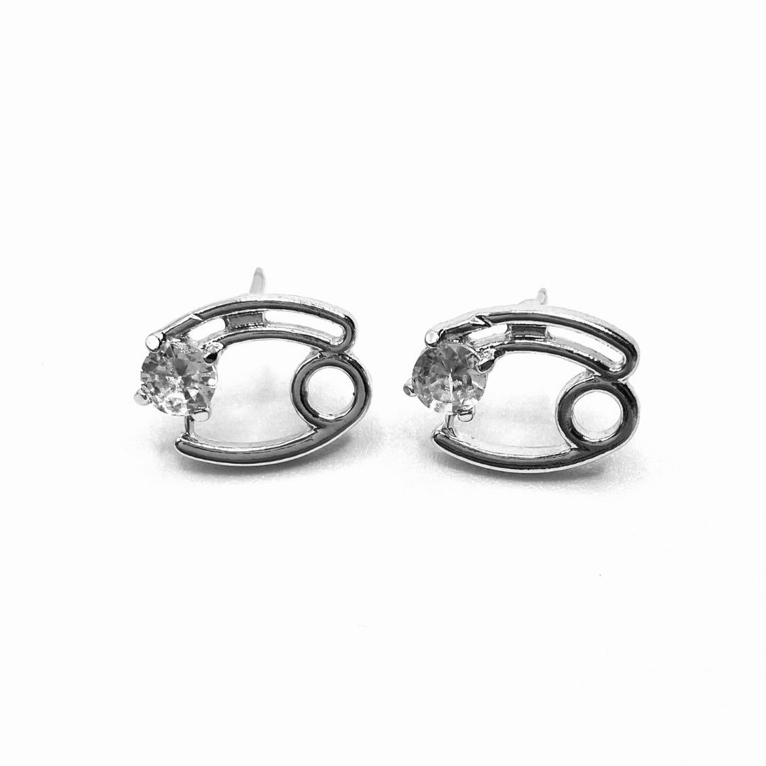 Earring Zodiac Symbol Silver