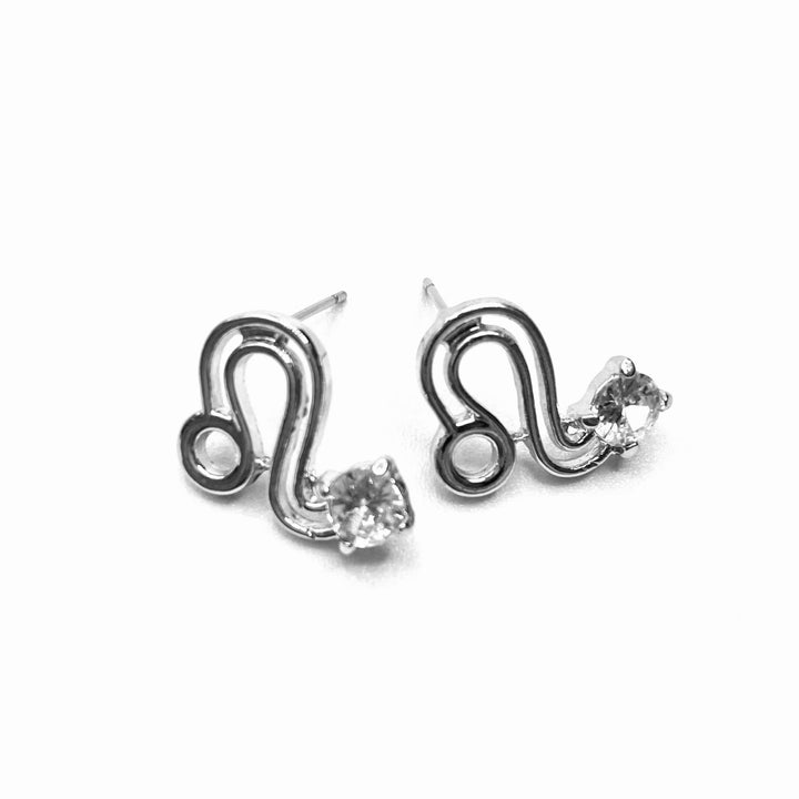 Earring Zodiac Symbol Silver